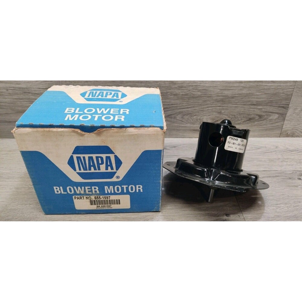 NAPA Blower Motor 655-1597 PM249 12V HVAC Heater AC Assembly New In Box